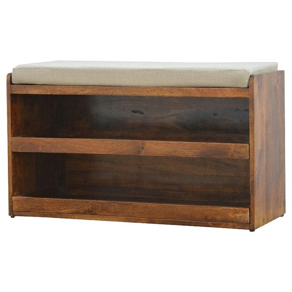 Artisan Furniture Mud Linen Pull out Shoe Bench