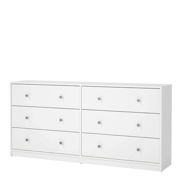 Wyld Haus Kaohsiung White Chest 6 Drawers
