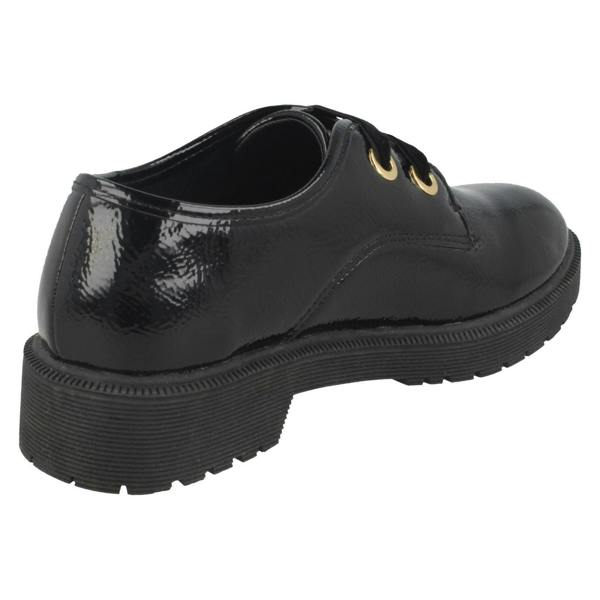 Spot On Girls Spot On Lace Up Mid Heel Shoes