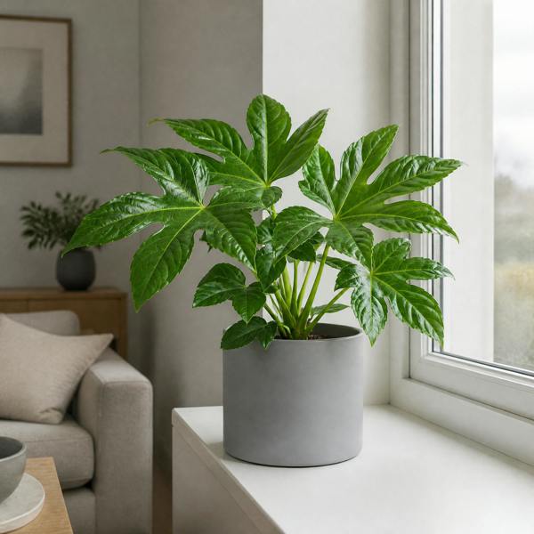 Fatsia Paper Plant 12cm Pot - Air Purifying Plant Plants By Post