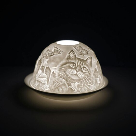 Scotts of Stow Porcelain Tealight Domes - Cat