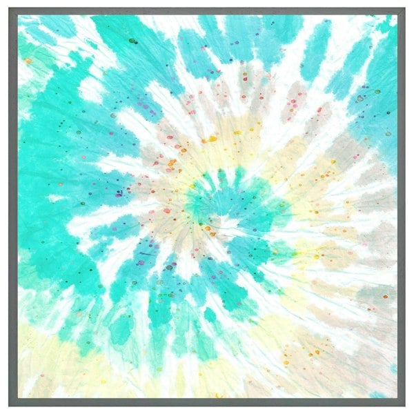 Benjamin Tate Design Tie dye pattern shibori print (Picutre Frame)