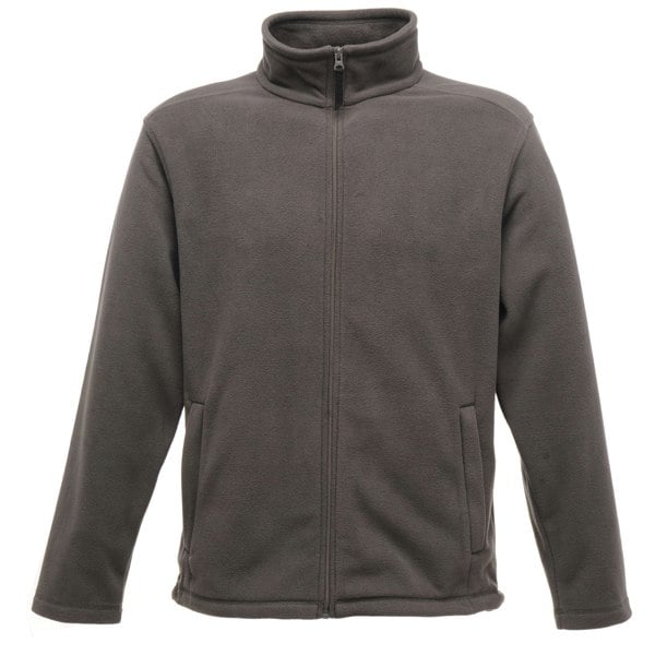 Regatta Mens Plain Micro Fleece Full Zip Jacket (Layer Lite) - Seal Grey