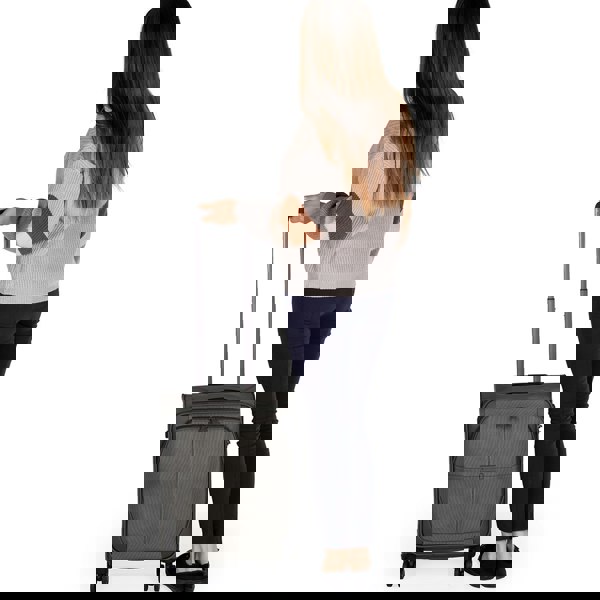 Gino Ferrari Omis Lightweight Soft Shell Suitcase with Wheels TSA Lock Hold Luggage