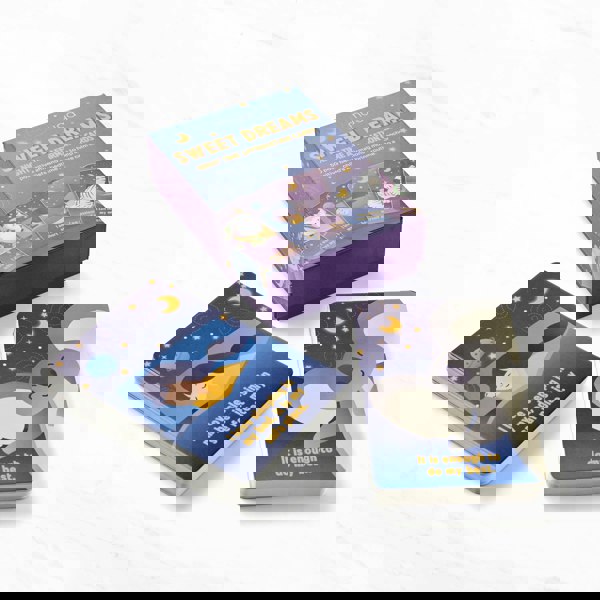 Myga Night Time Affirmation Cards - 50 Beautifully Illustrated Cards