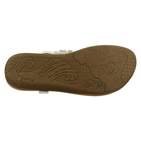 Spot On Girls Spot On Flat Flower Trim Toepost Sandals
