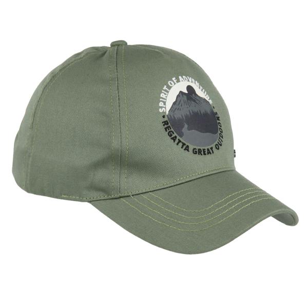 Regatta Childrens/Kids Cuyler III Spirit Of Adventure Baseball Cap - Agave Green - 