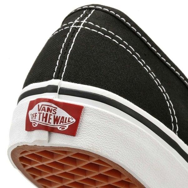 Vans Authentic Black / White Canvas Trainers