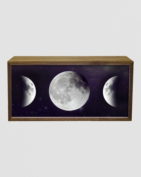 Light Box Night Light Moon Phases
