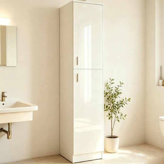 Havendro Bathroom High Tier Cabinet Storage Cupboard Tall Furniture