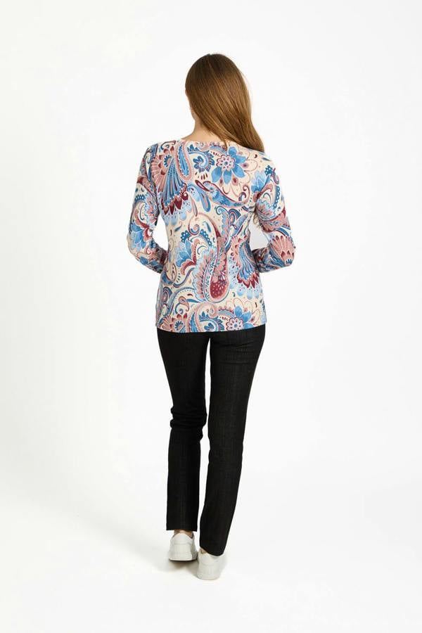 Paisley Print Knit Jumper