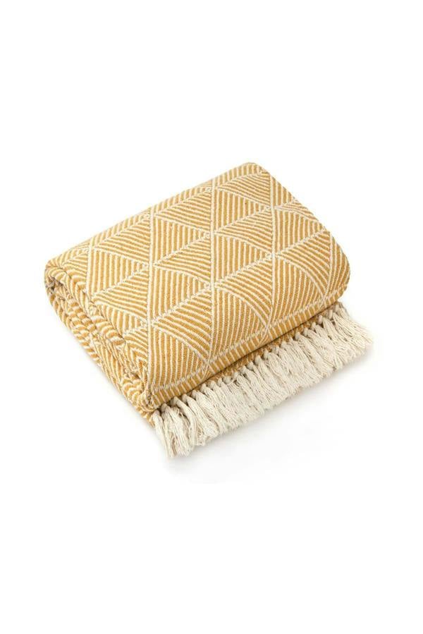 Zahra Ochre Throw 70x100"