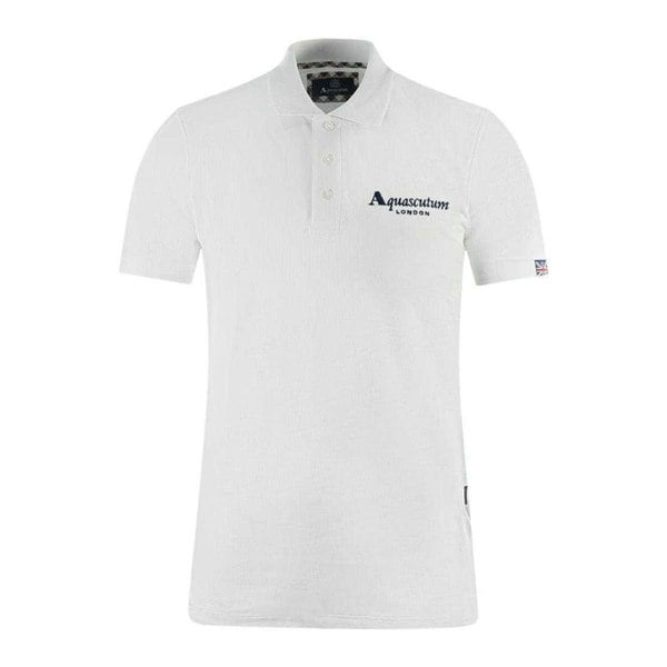 Aquascutum Unisex Adult London Classic Polo Shirt - White