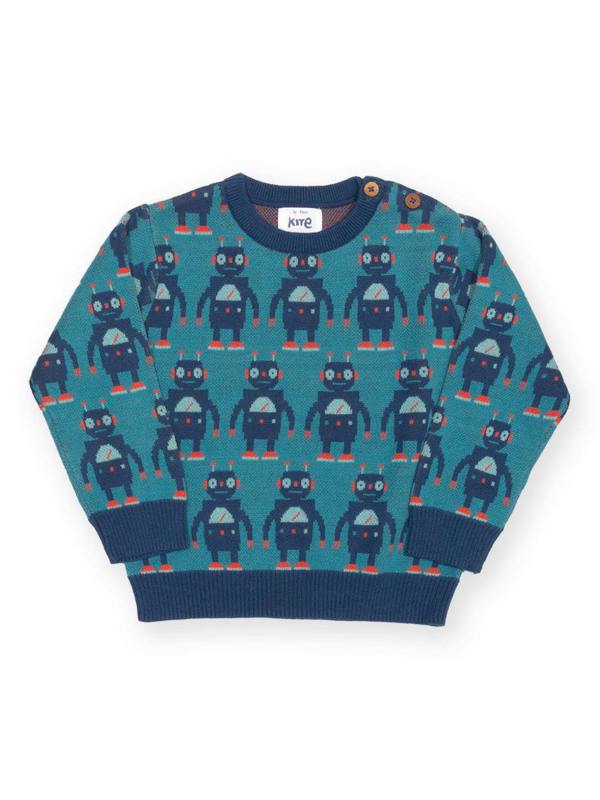 Kite Boys Organic Rob The Bot Jumper