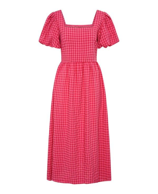 Pink Gingham Dress