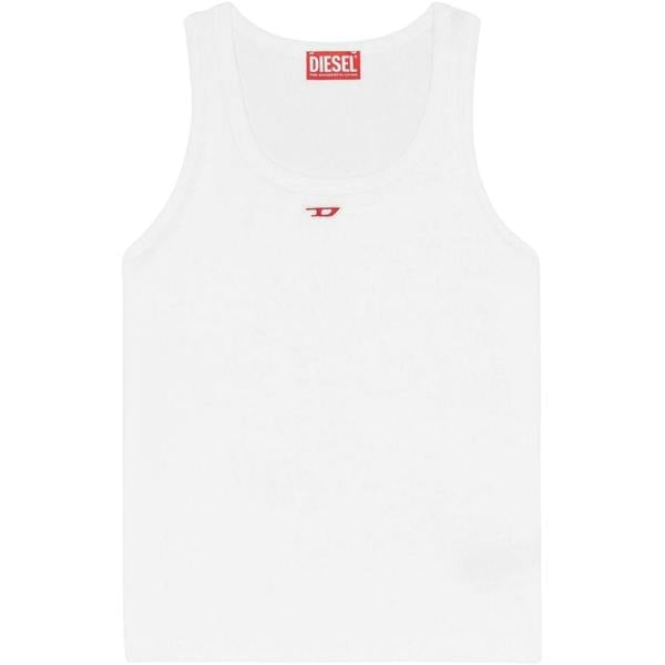 Diesel Womens/Ladies T Anky D Sleeveless Tank Top - White - 