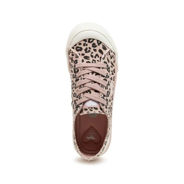 Rocket Dog Rocket Dog JAZZIN LEON LEOPARD Womens Casual Trainers Light Pink