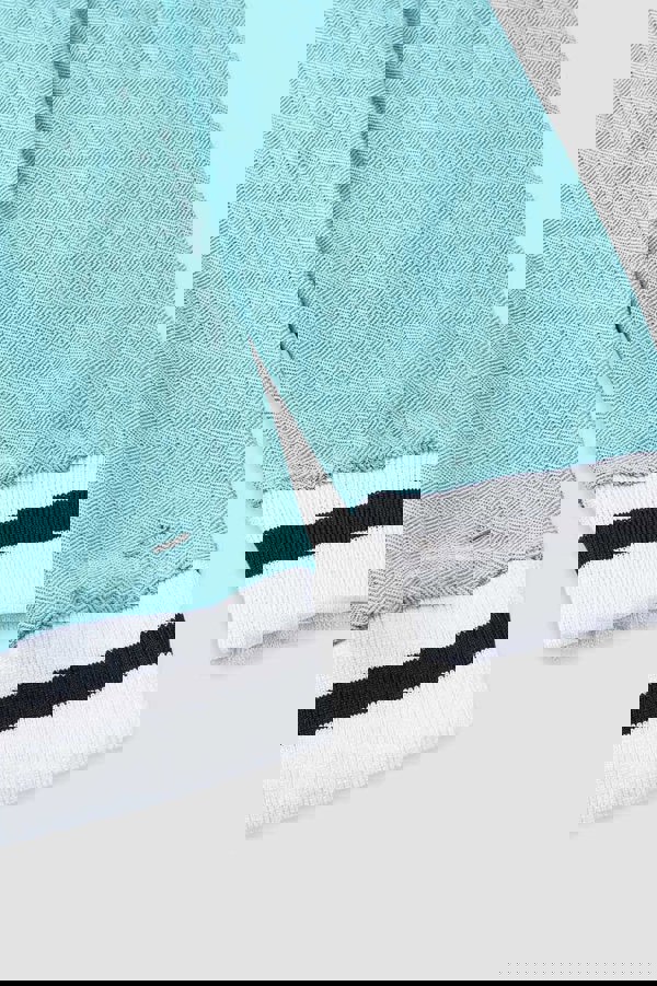 ENORSIA Womens V-Neck Herringbone effect sweatshirts