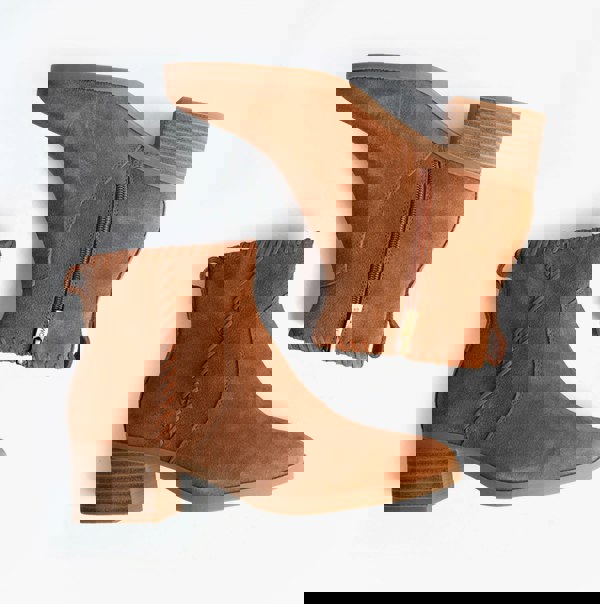 TOMS DELILAH Womens Ankle Boots Brown