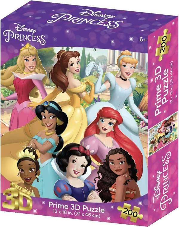 Prime 3D Puzzles PRIME 3D - Disney Princess 200 pc Puzzle