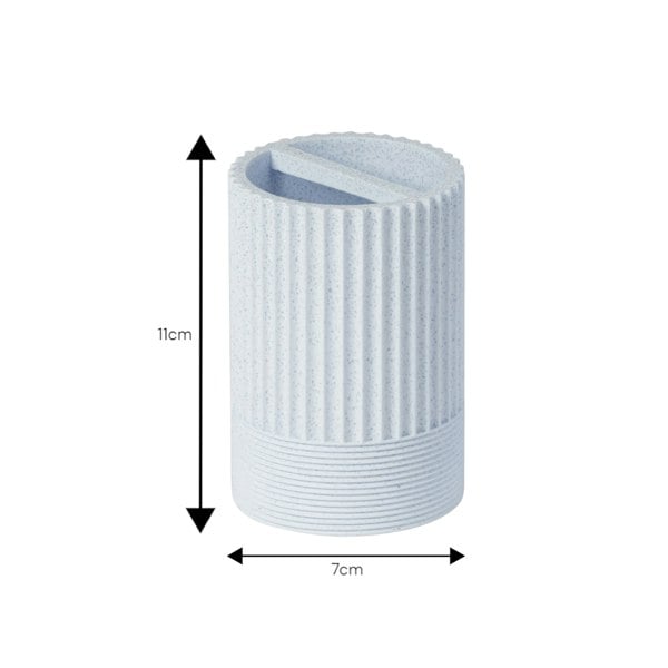 Showerdrape Tranquil Pale Blue Sparkle 5 Piece Bathroom Accessory Set