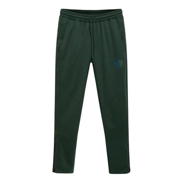 Umbro Mens Pro Polyester Training Bottoms - Deep Forest/Cactus - 