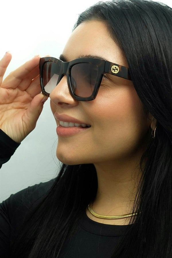 Gucci Sunglasses GG1714S 002 Havana Brown Gradient