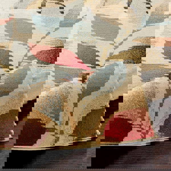 Livabliss Riley-Modern Beige Green Brown Graphic Rug