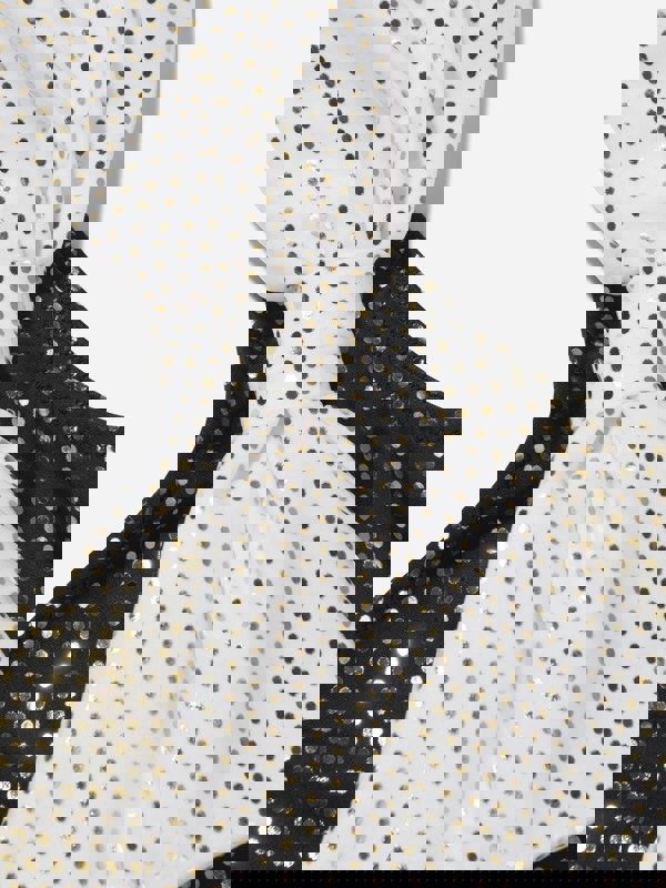 Balmain Girls One Shoulder Bow Swimsuit in Black