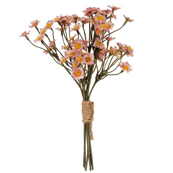 Wyld Haus Set of 3 Artificial Flowers Pink Daisy Bunches