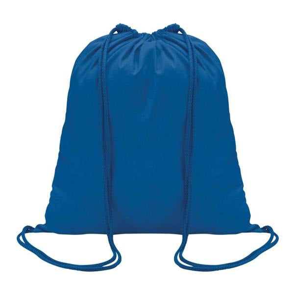 MidOcean Colored Cotton Drawstring Bag - Royal Blue - 