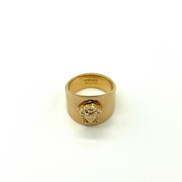 Versace Medusa Head Ring Gold