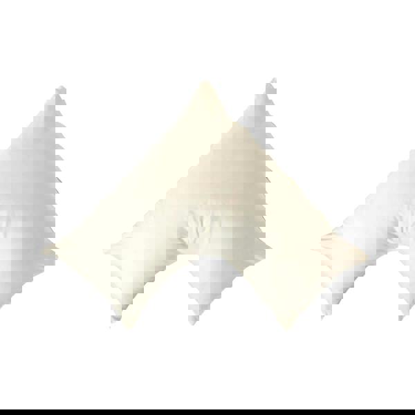 HOMESCAPES Organic 400 TC Egyptian Cotton Sateen V Shaped Pillowcase