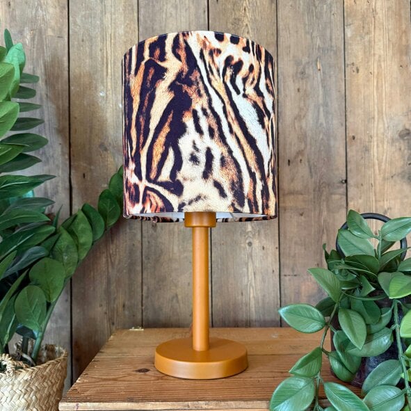 Love Frankie Matt Rust Orange Stem Table Lamp