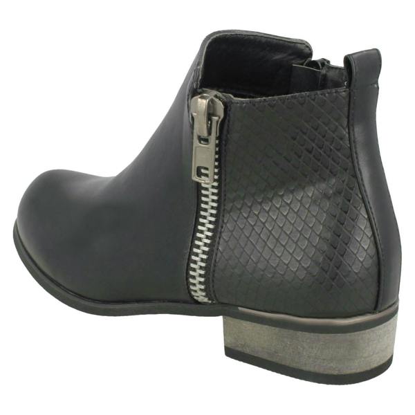 Spot On Girls Spot On Side Zip Ankle Boots H5068