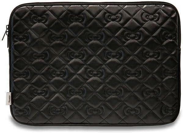 Hello Kitty Zip PU Quilted Bow Sleeve for 14" Laptop Black - HKCSZPEKHBPD