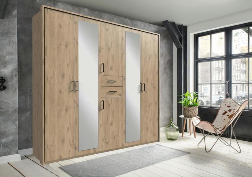 TJ's Furniture Dillingen Door Wardrobe Oak