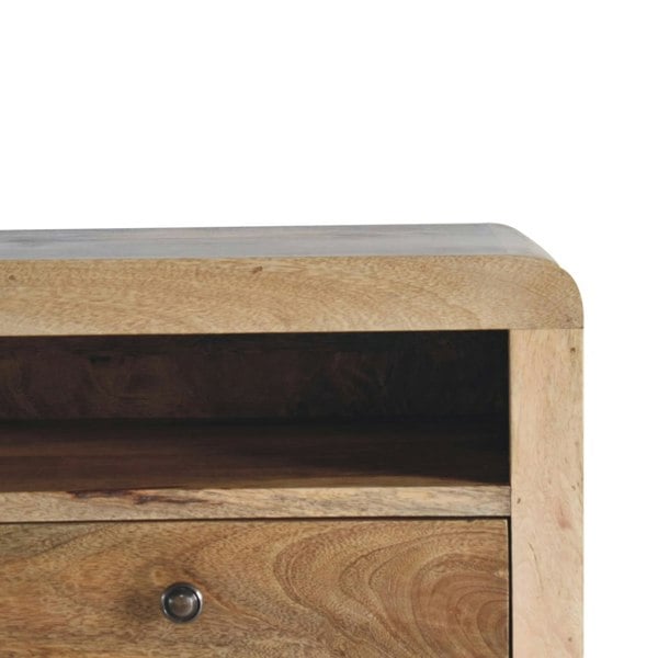Artisan Furniture Chunky Oak-ish Floating Bedside