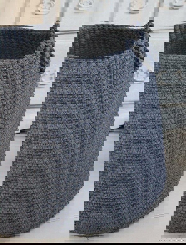 Large basket GRAPHITE - Zuri House