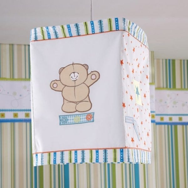 My Little World Forever Friends Fabric Lantern - Blue