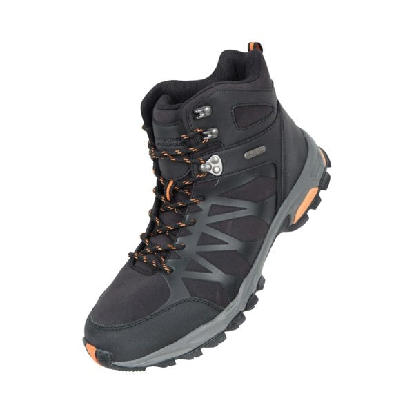 Mountain Warehouse Mens Trekker II Softshell Hiking Boots - Black