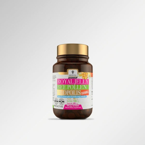 BEE&YOU Royal Jelly Propolis Bee Pollen Chewable Tablets
