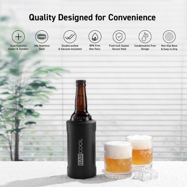 Subcold Barcool Insulated Beer Cooler and Tumbler with Opener