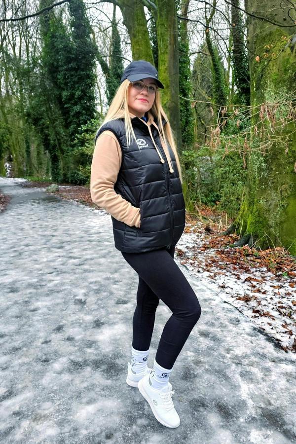 Quilted Puffer Gilet Black – Lightweight Water-Resistant Vest - Optimum