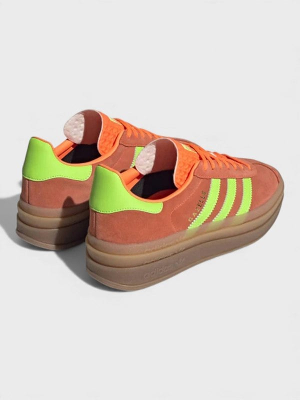 Adidas Originals Gazelle Bold Wmns Orange Solar Green