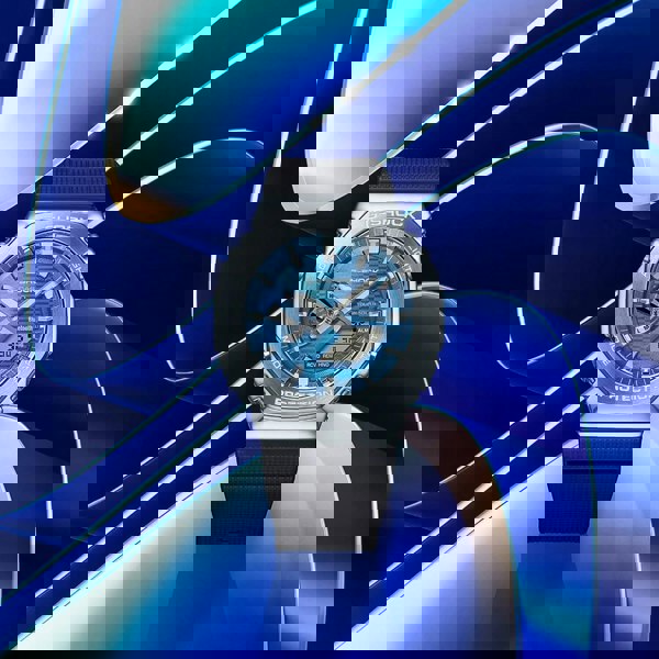 Casio G Shock G-Steel 2100 Series Vapour Blue Dial Watch GBM-2100A-2BER