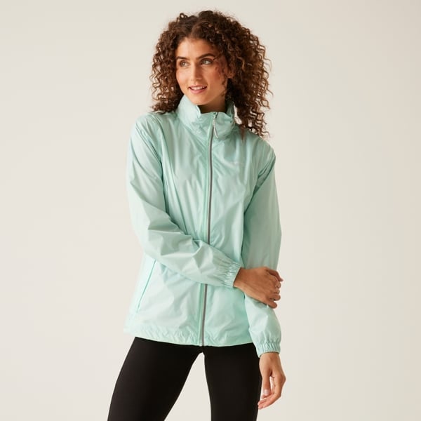 Regatta Corinne IV Waterproof Packaway Women's Jacket - Bleached Aqua