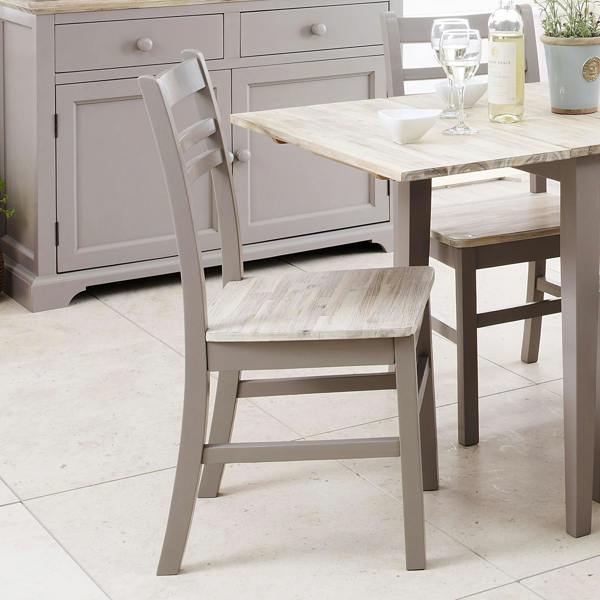Florence Wooden Chair Country Style with Acacia Wood Seat