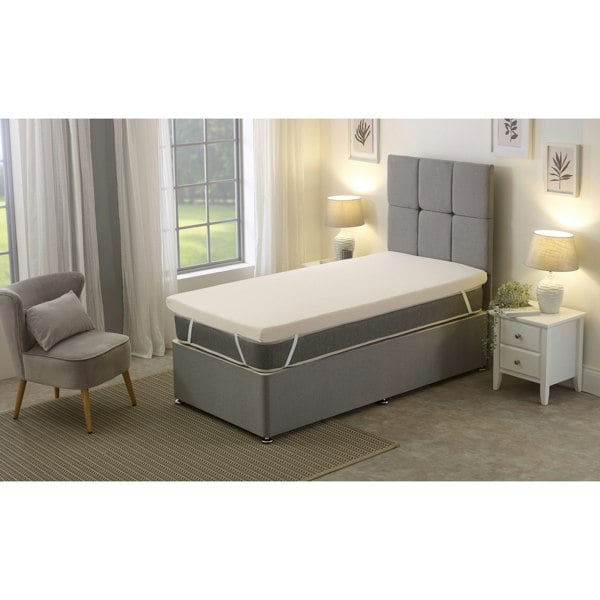 Starlight Beds European Double Memory Foam Mattress Topper - 2.5cm Thick