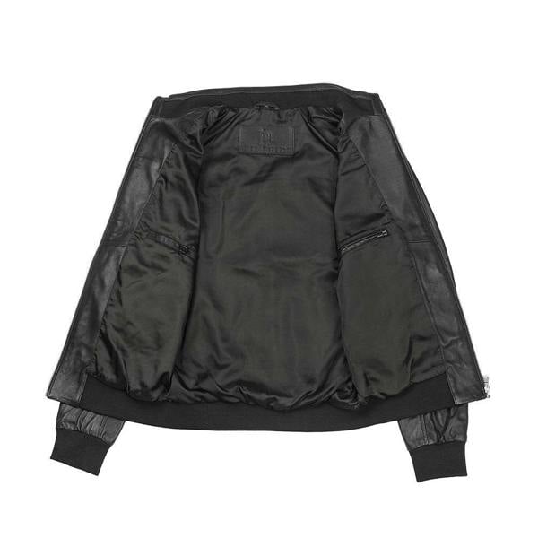 Bomber Leather Jacket Jack Black 6903 7